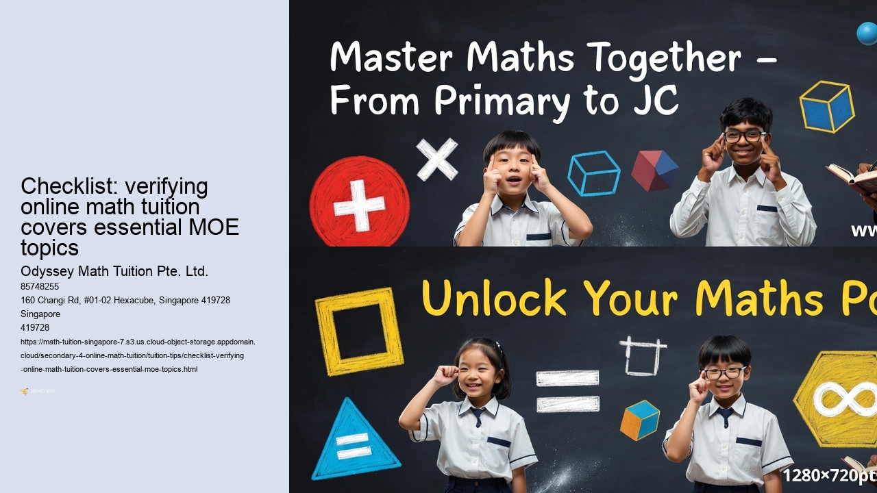 Checklist: Verifying the accuracy of online math tuition progress data