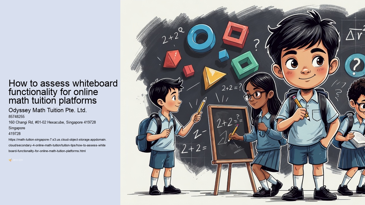 How to assess whiteboard functionality for online math tuition platforms