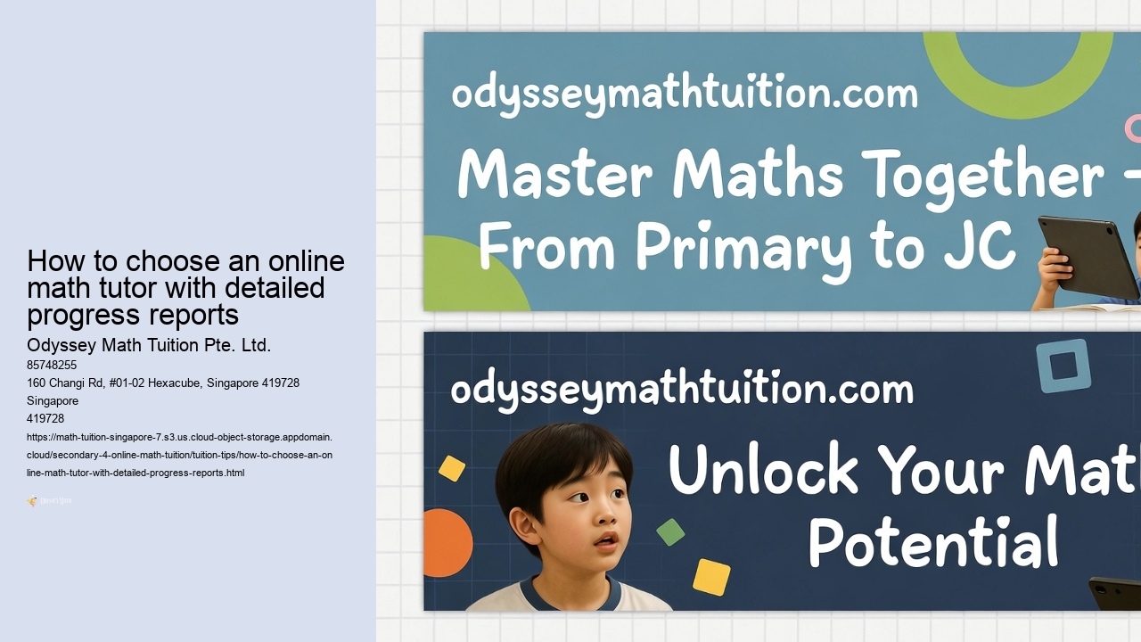 How to choose an online math tutor with detailed progress reports