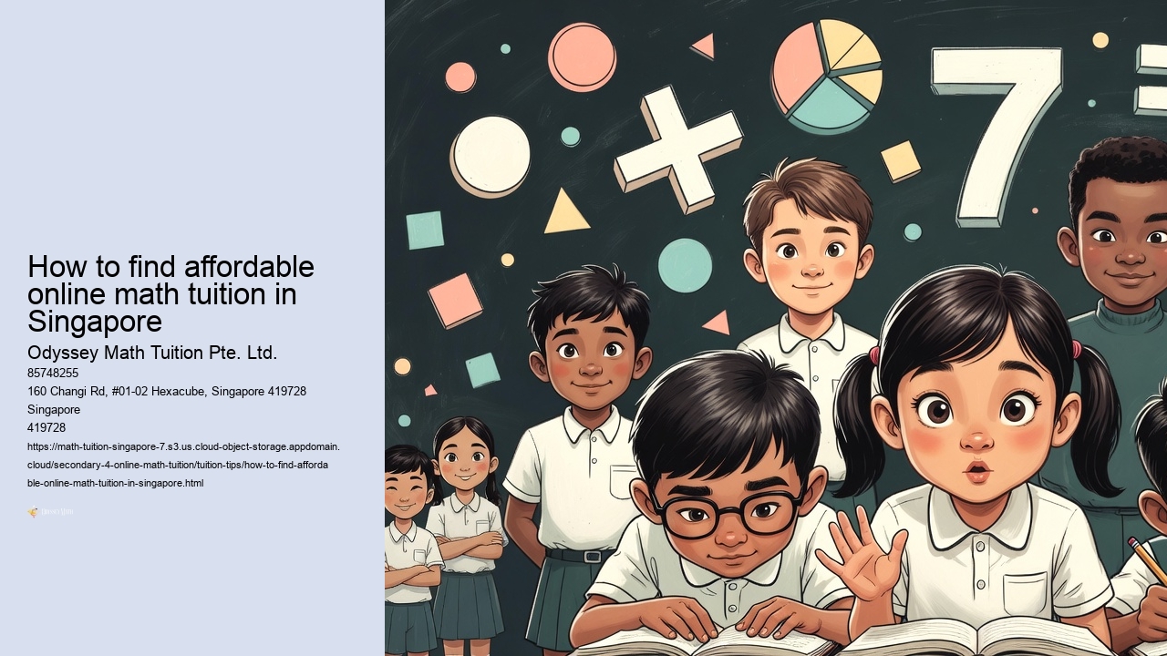 How to find affordable online math tuition in Singapore
