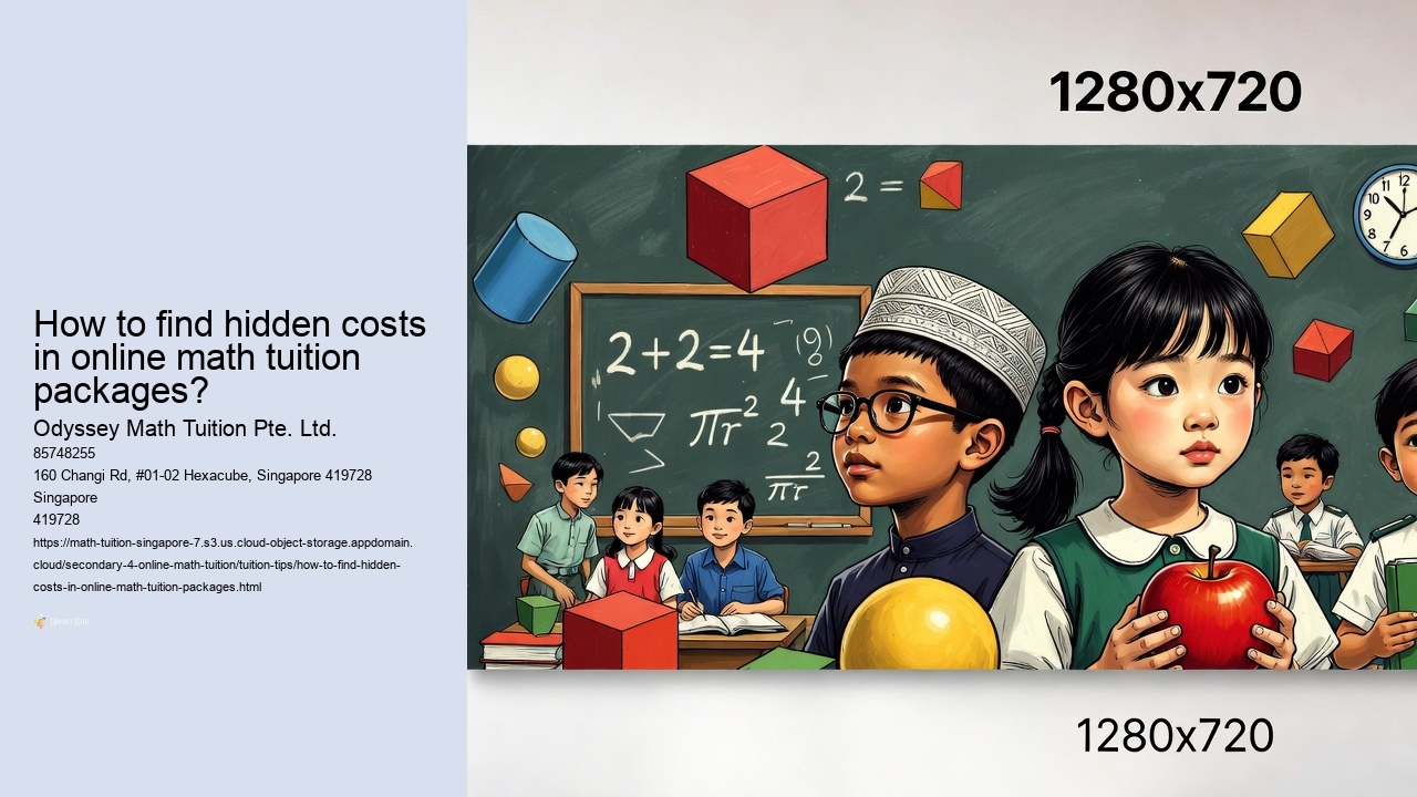 How to find hidden costs in online math tuition packages?