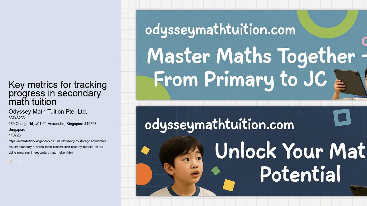 Key metrics for tracking progress in secondary math tuition