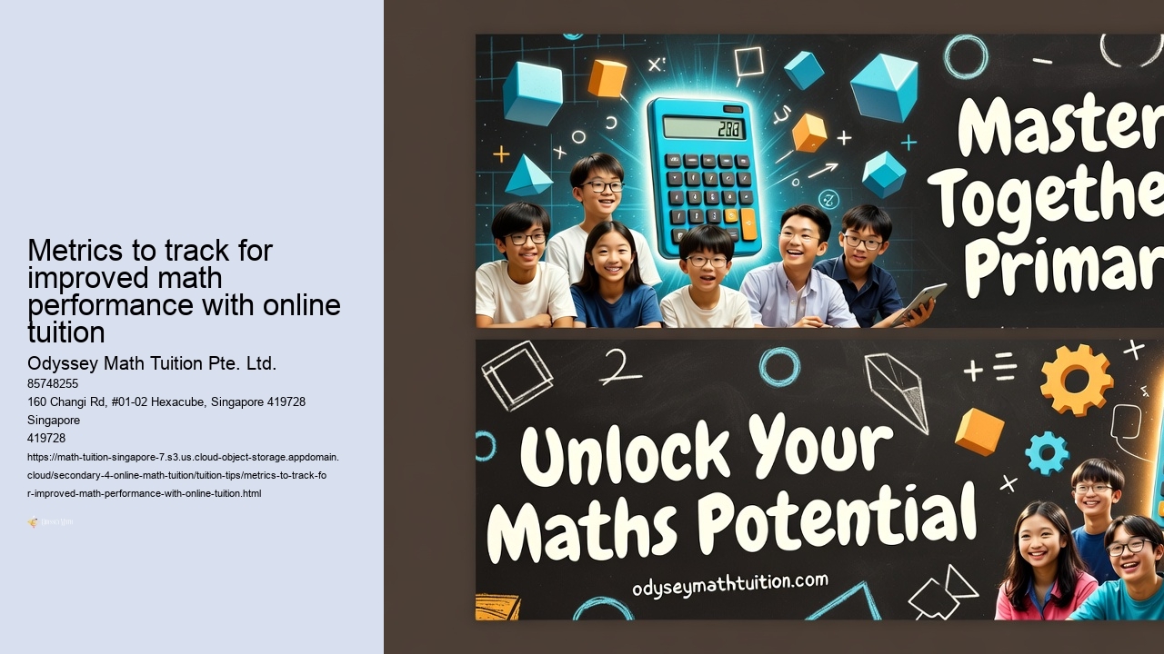Metrics to track for improved math performance with online tuition